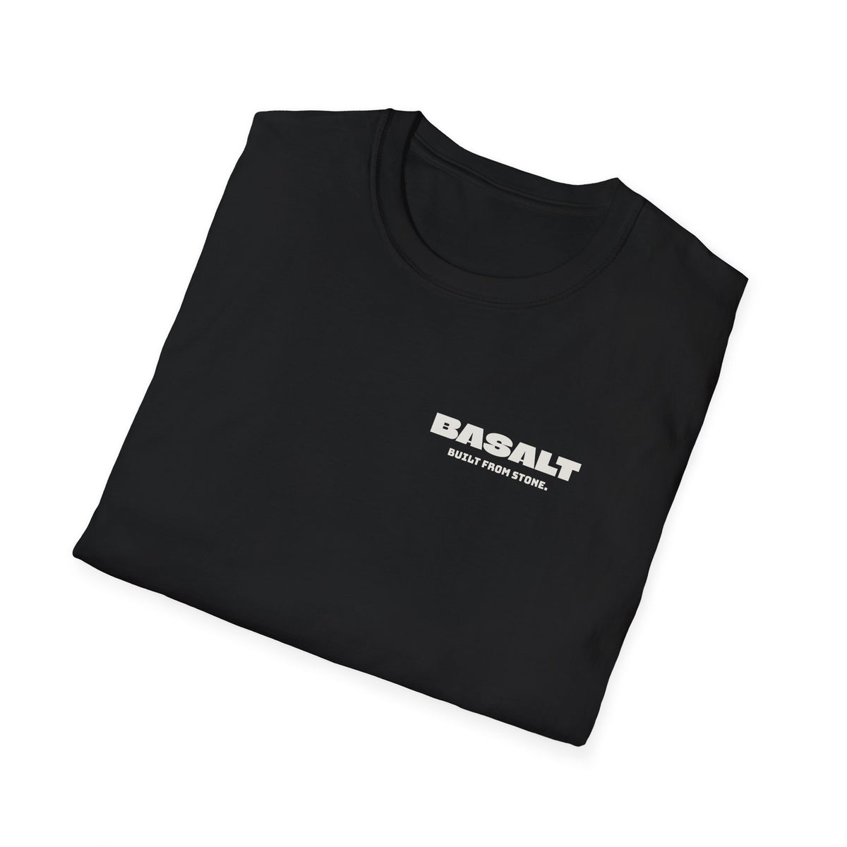 BASALT Minimalist Cotton Tee | Unisex Regular Fit T-Shirt