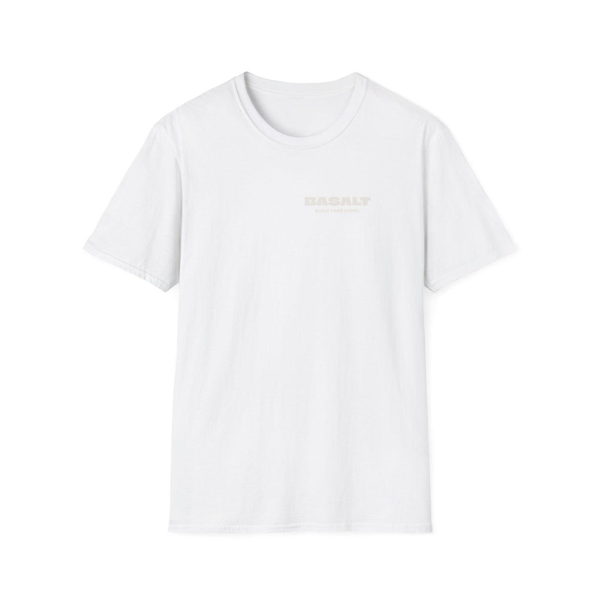 BASALT Minimalist Cotton Tee | Unisex Regular Fit T-Shirt