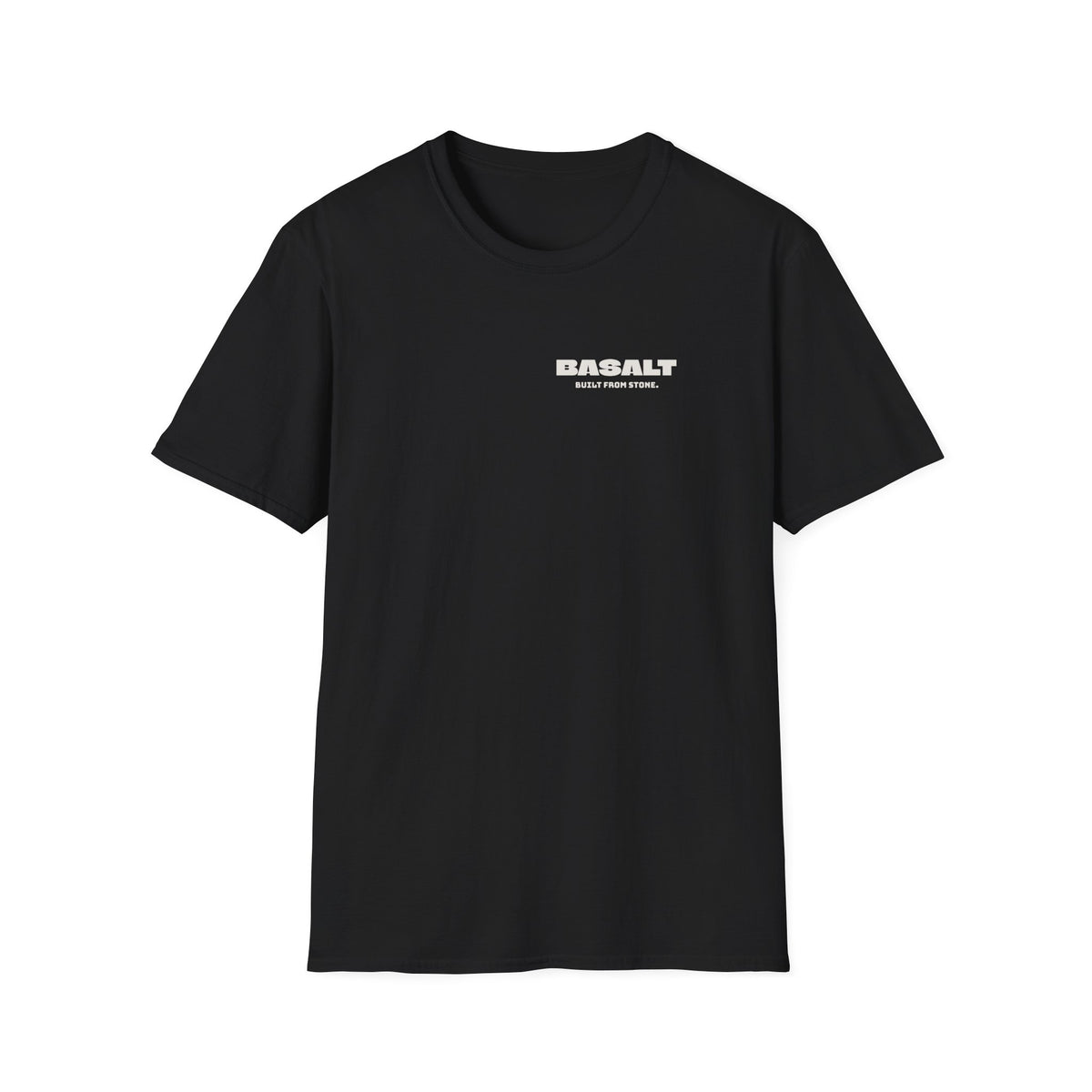 BASALT Minimalist Cotton Tee | Unisex Regular Fit T-Shirt