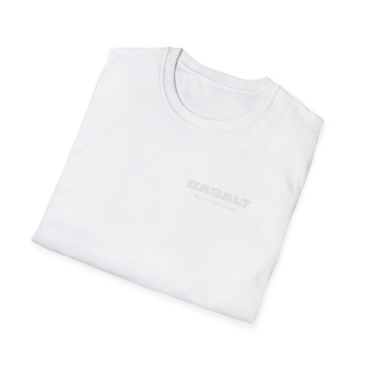 BASALT Minimalist Cotton Tee | Unisex Regular Fit T-Shirt